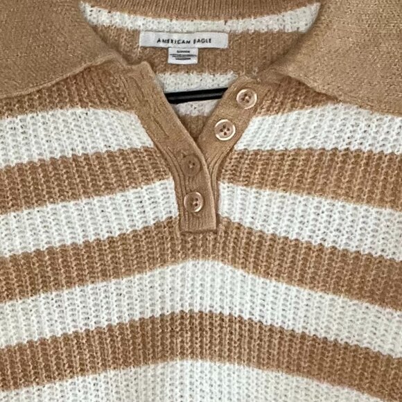 American Eagle Striped Knit Top - Picture 2 of 3